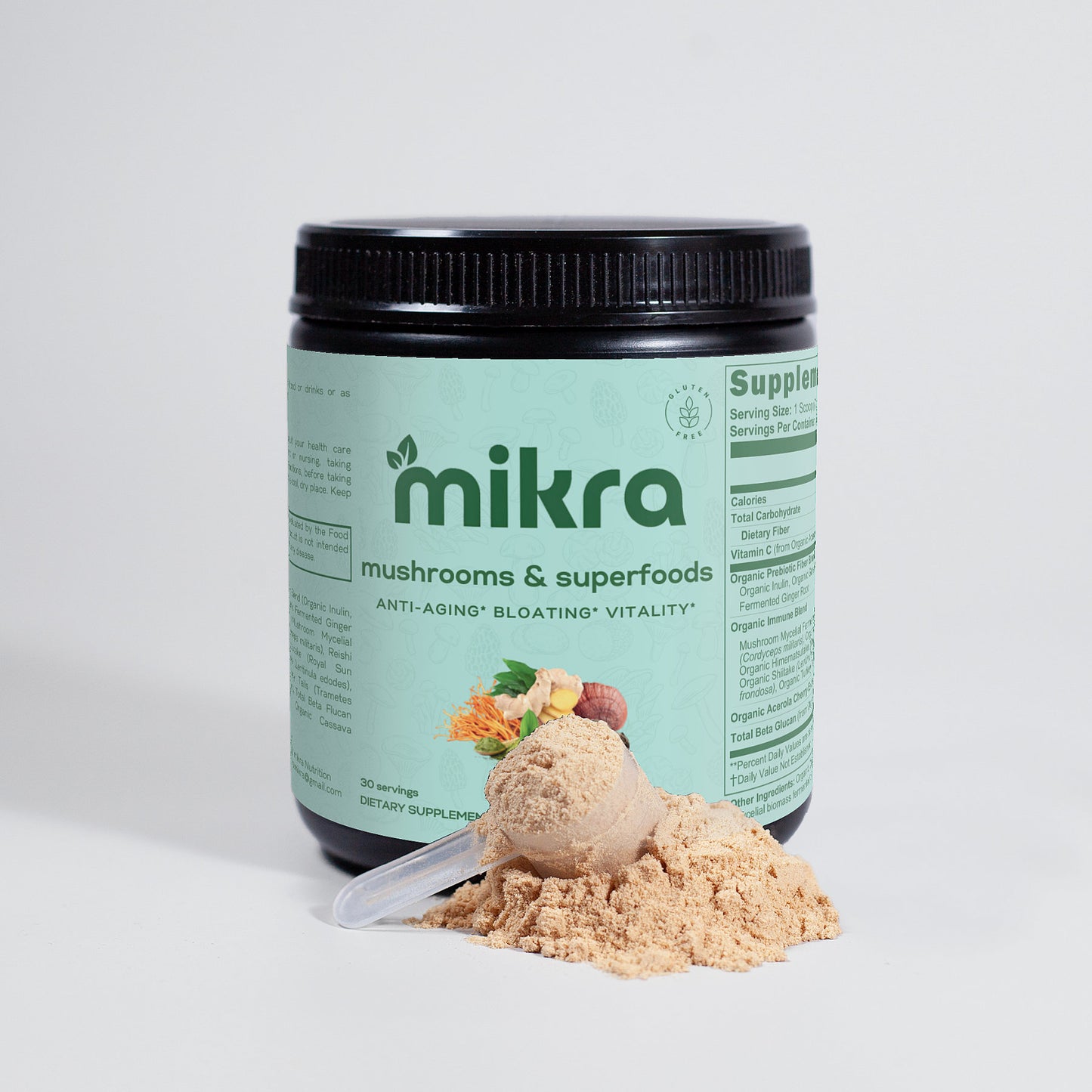 mikra - mushrooms & superfoods